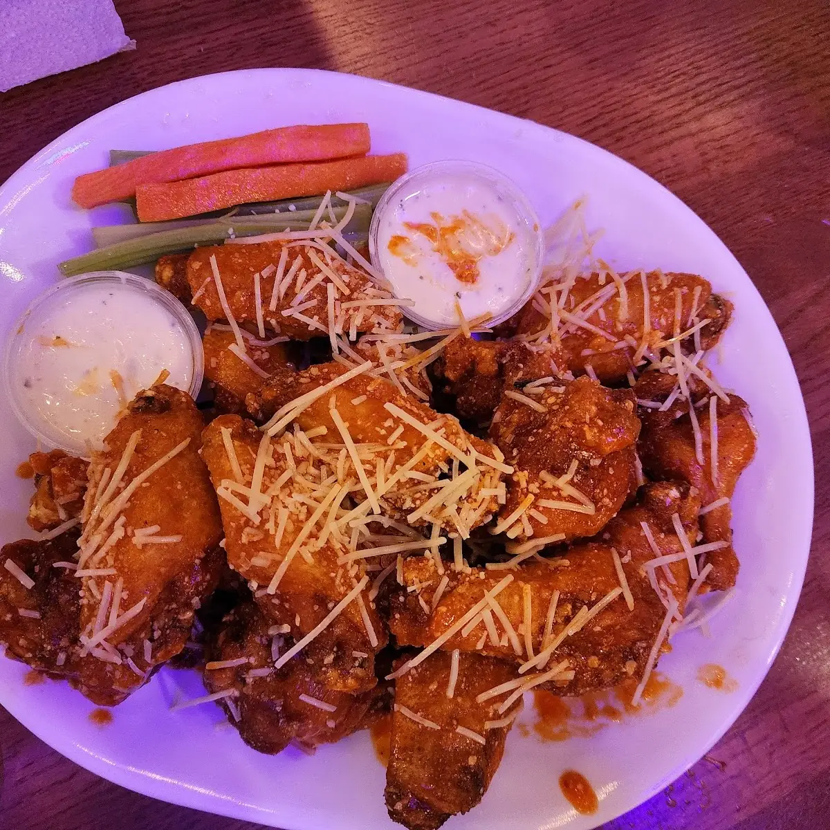 Spicy Garlic Parmesan Wings