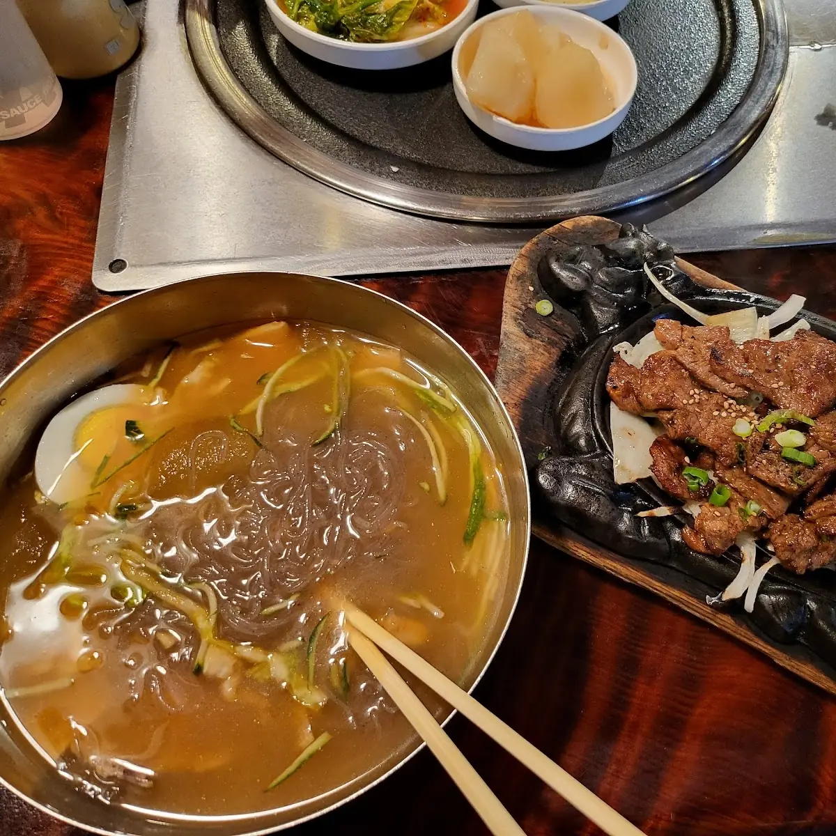 Mul Naengmyun and Galbi