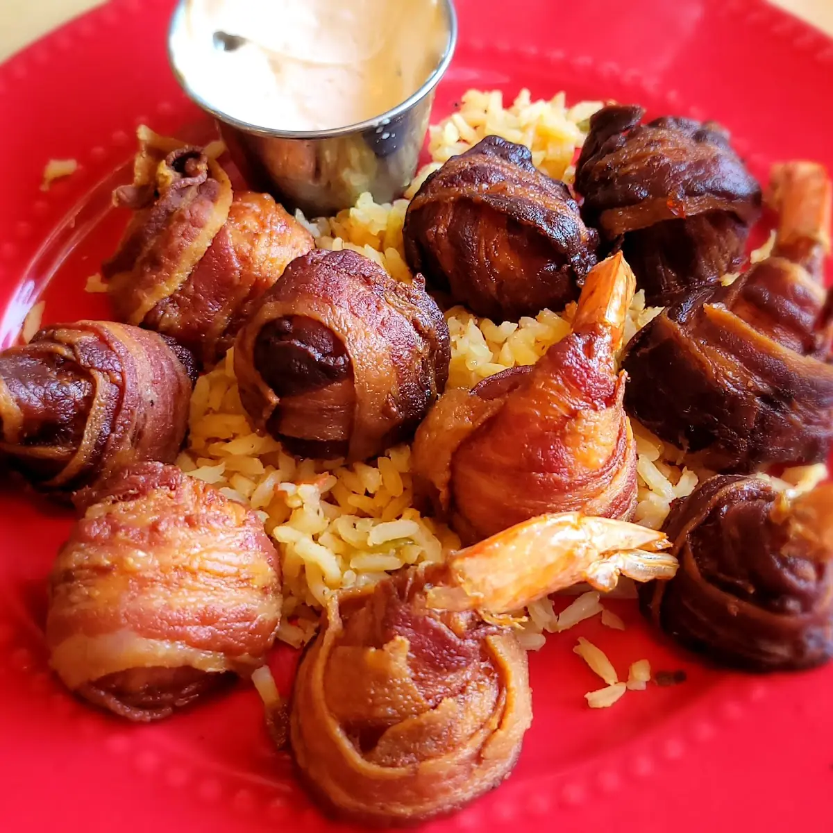 Bacon - Wrapped Shrimp