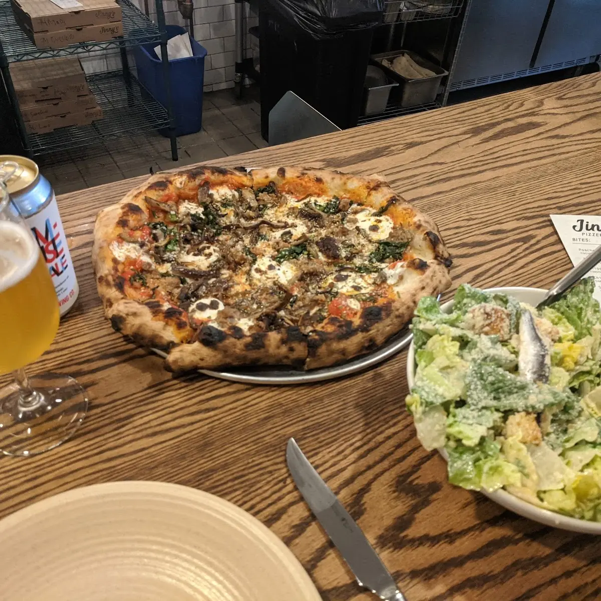 Sausage and Mushroom Pizza