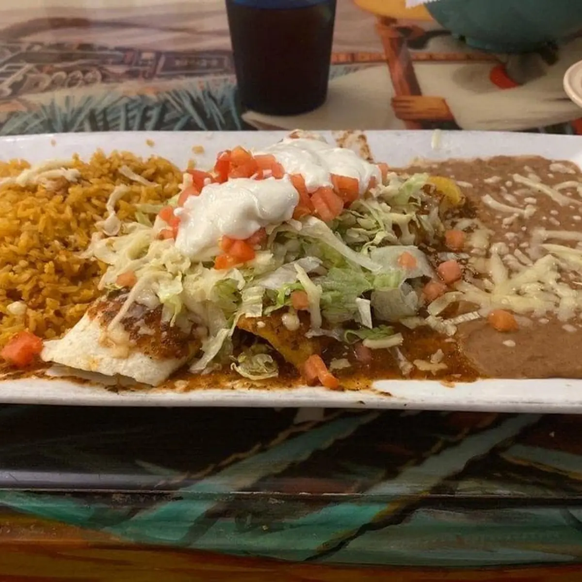 Chimichanga Mexican Rice & Beans