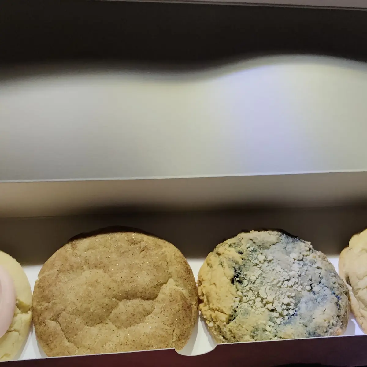 Sugar Snickerdoodle Blueberry Muffin and Chocolate Chip Cookies