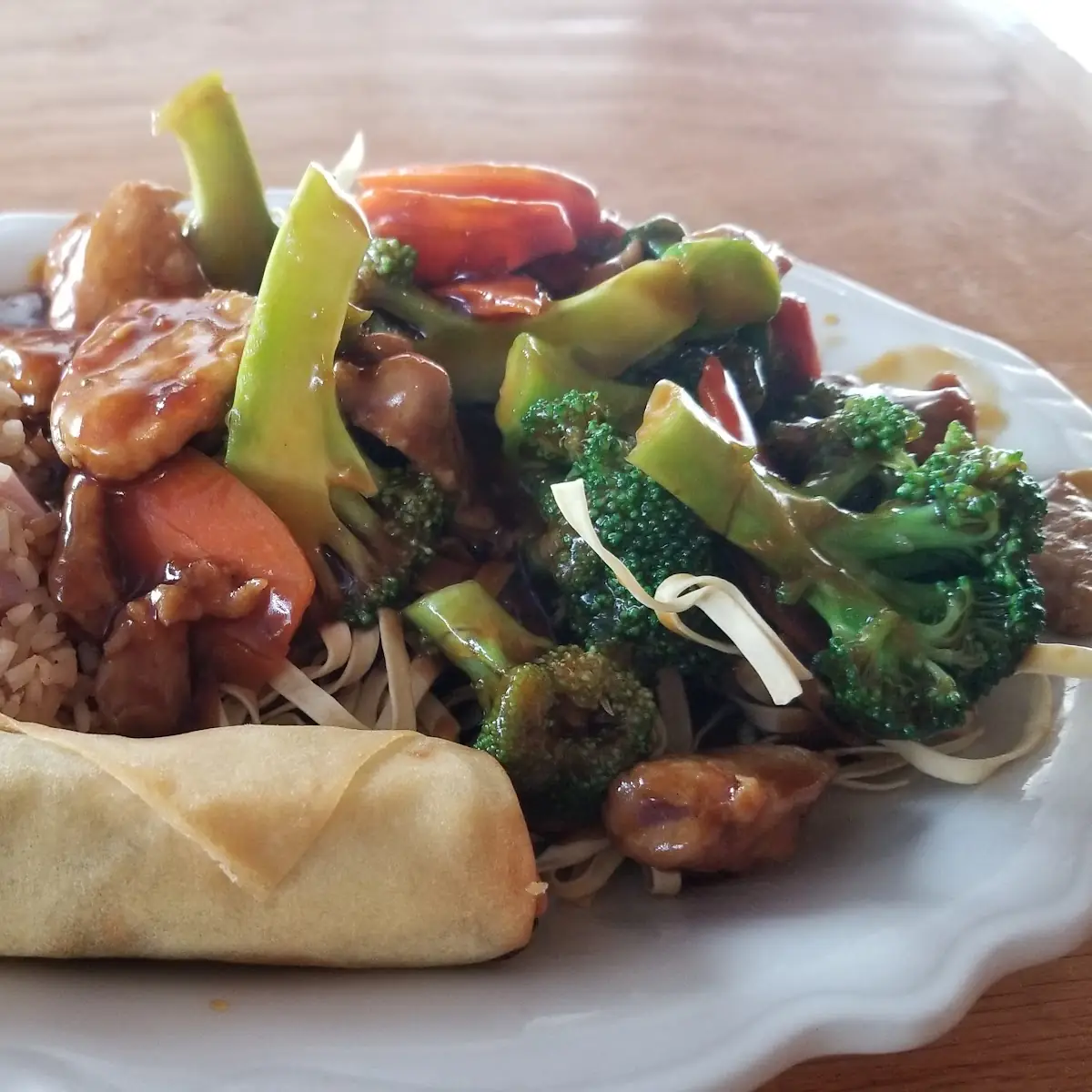 Pan Fried Noodles with Pork