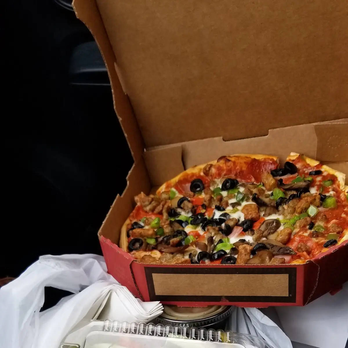 Small Supreme Pizza & Garden Salad