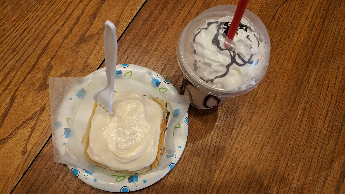 Cinnamon Roll and S'More Coffee Drink