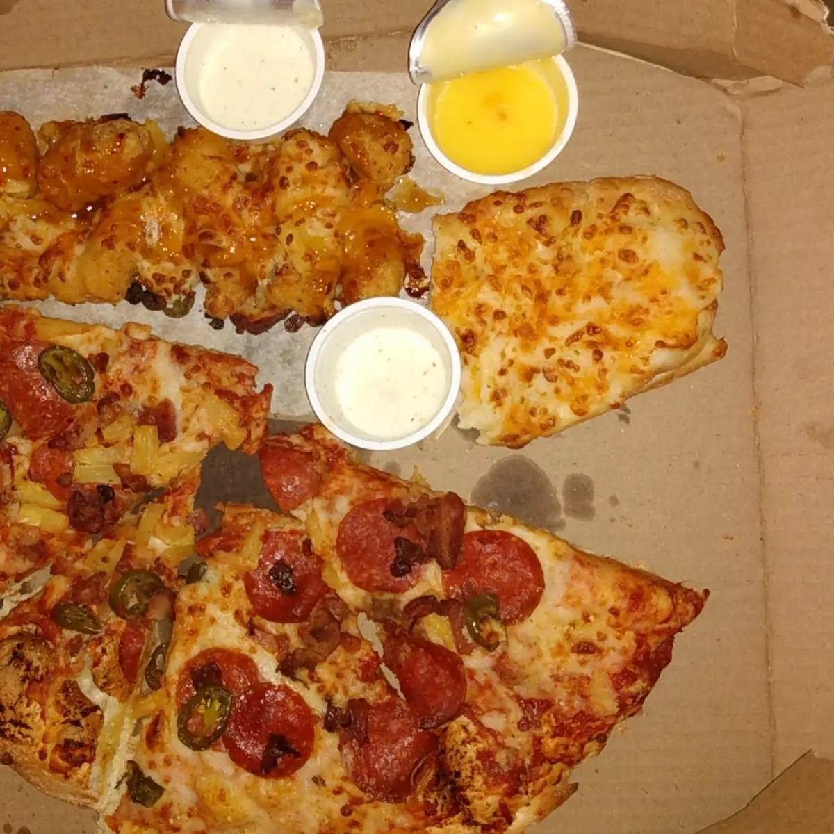 Pepperoni Pizza with Jalapenos