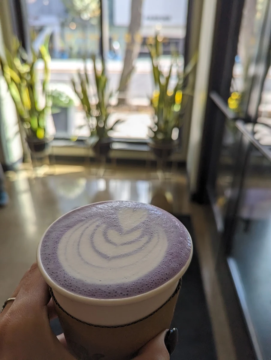 Purple Haze Latte