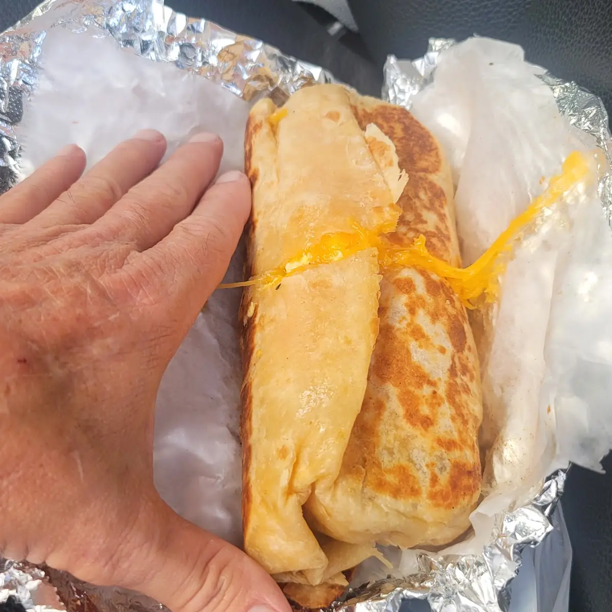 Bacon Egg and Cheese Burrito