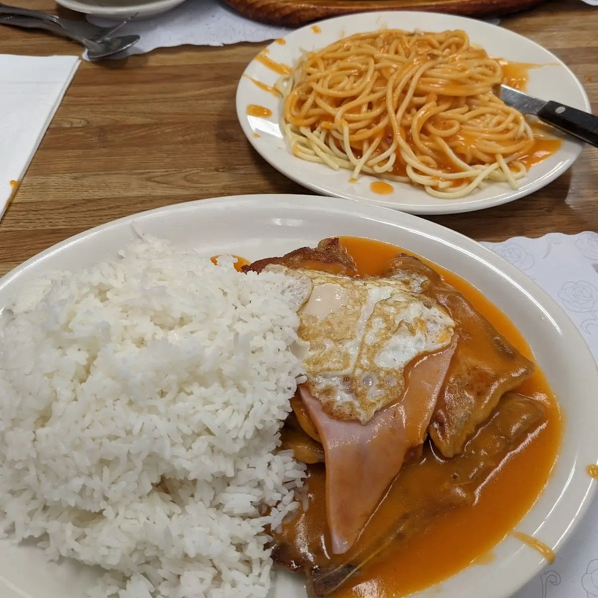 Pork Chops over Rice