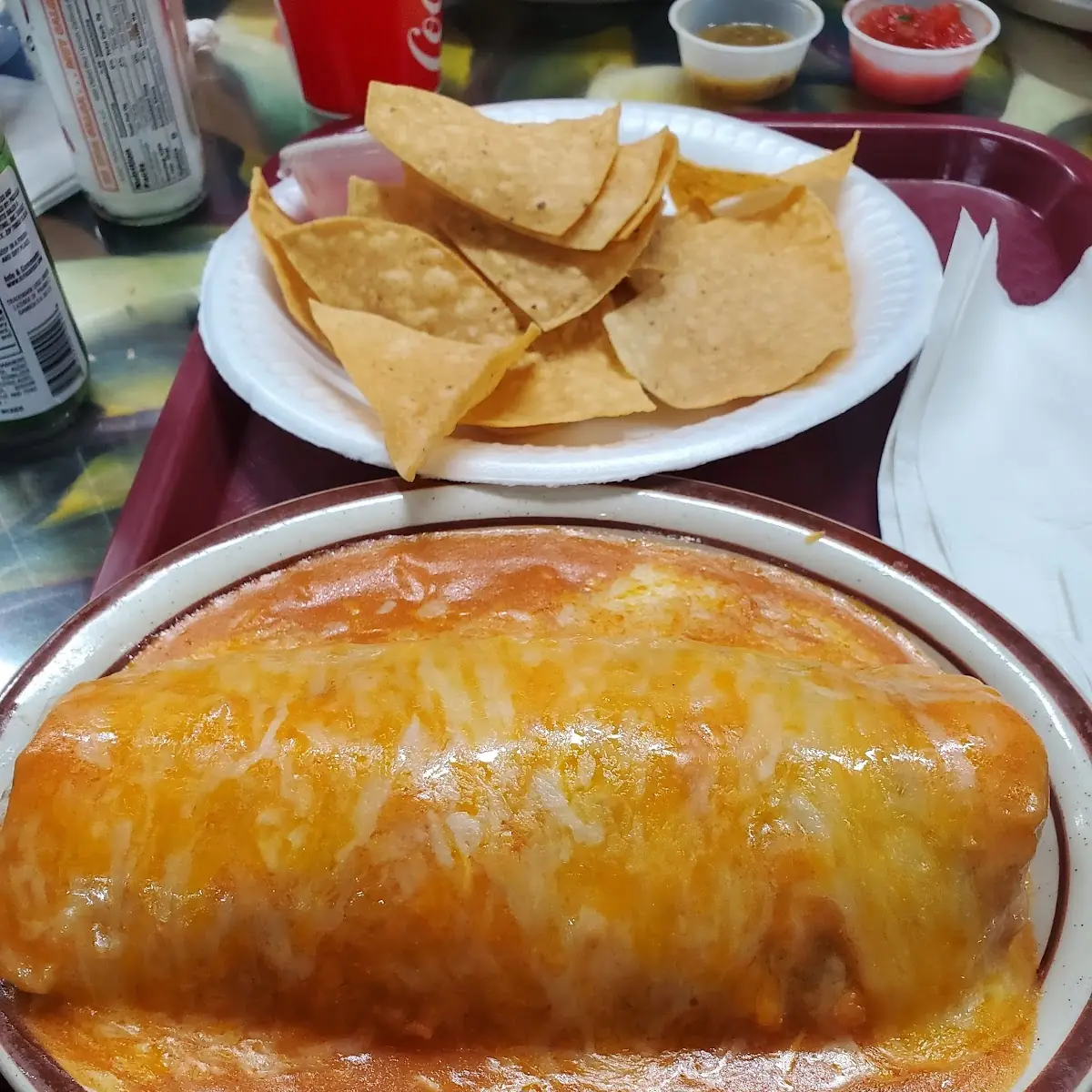 Chile Relleno & Cheese Enchilada