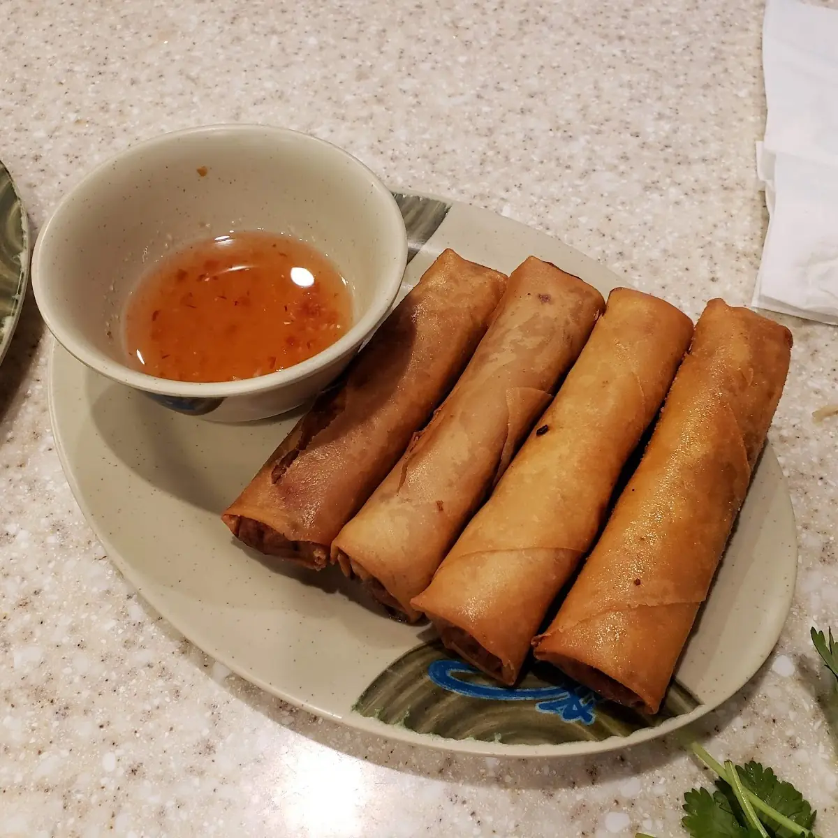 Fried Vietnamese Egg Rolls 4 Rolls Order Chả Giò