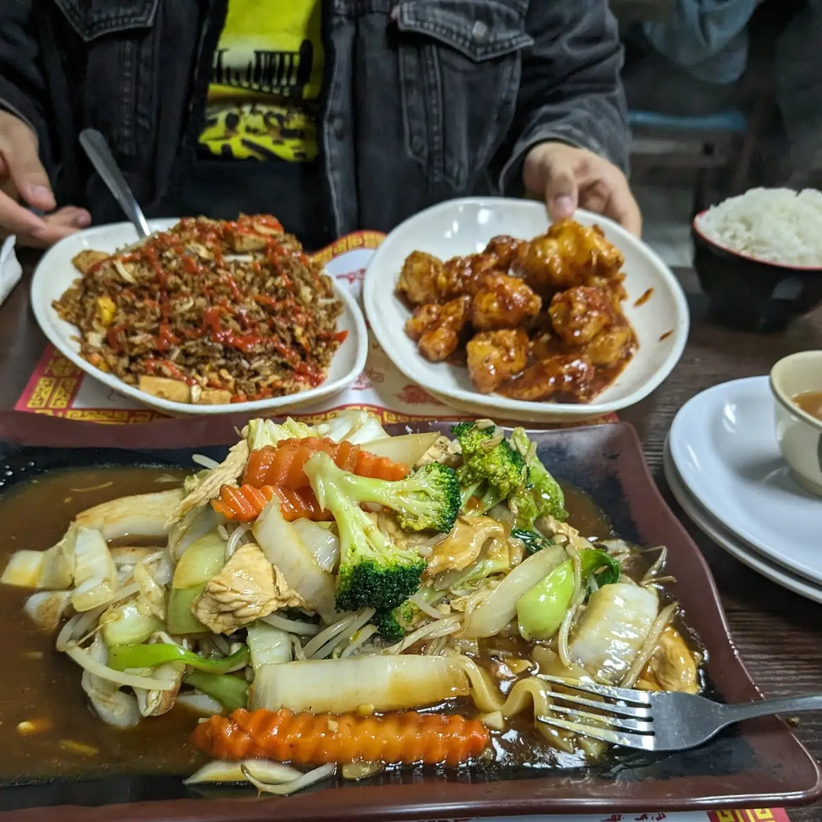 Crispy Pan Fried Rice Noodle