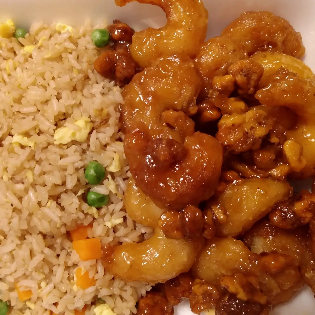 Honey Walnut Shrimp Fried Rice
