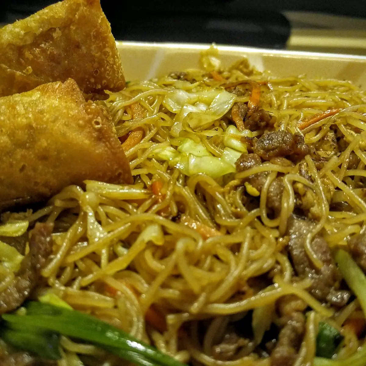 Beef Rice Noodles with Egg