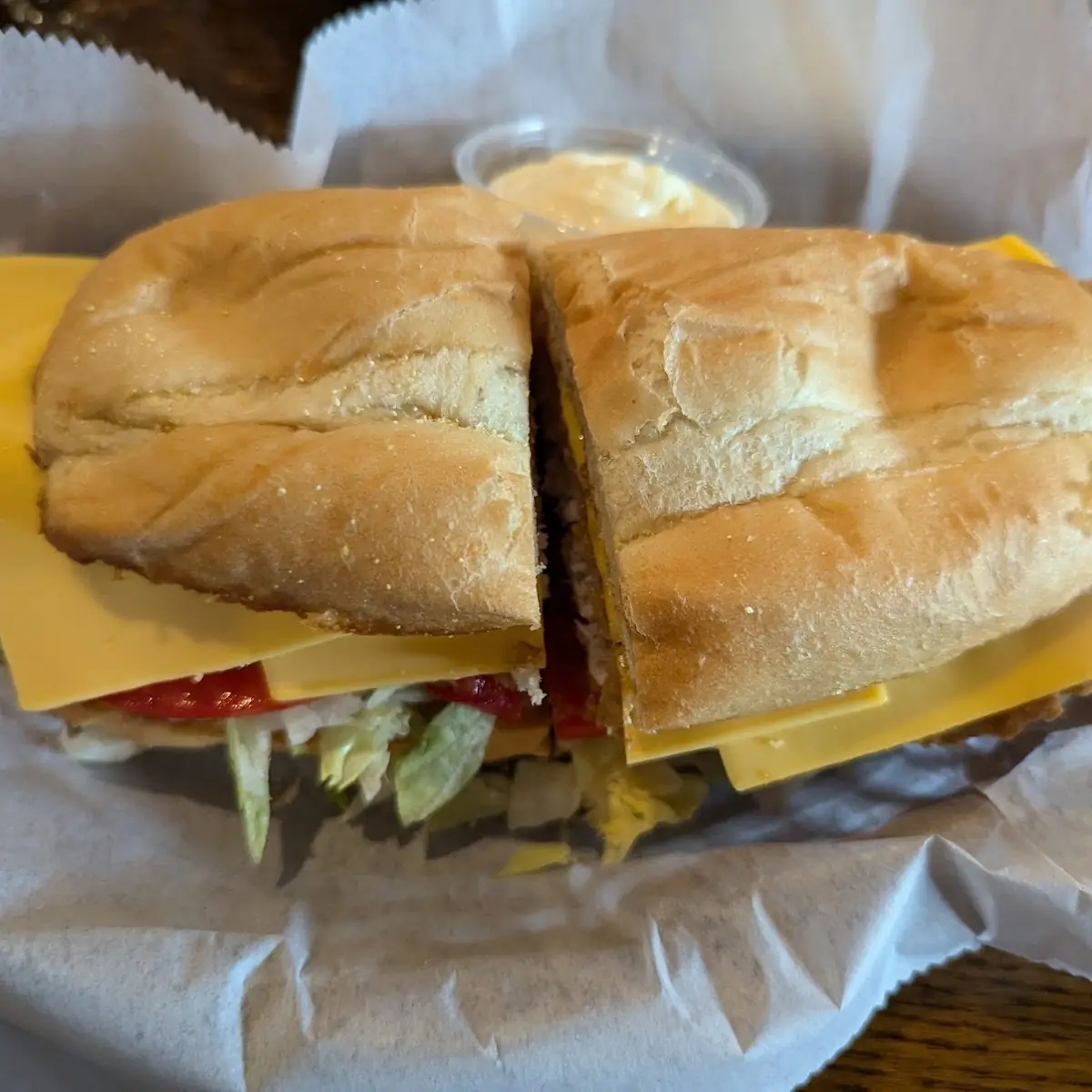 Netted Fish Sandwich