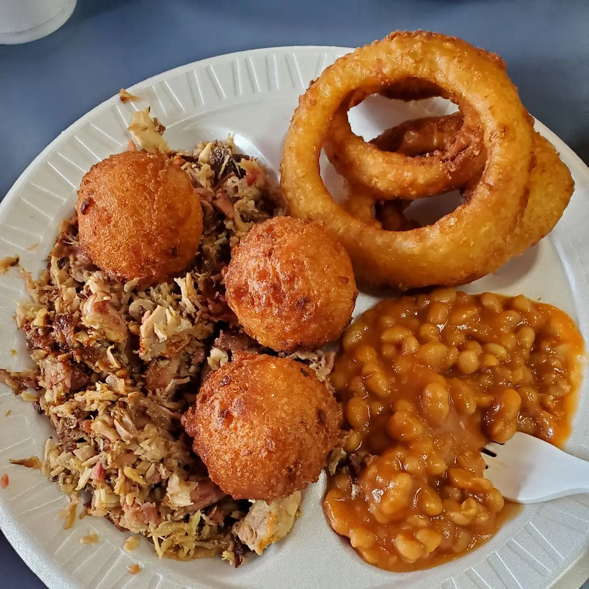 Pulled Pork with Hush Puppies