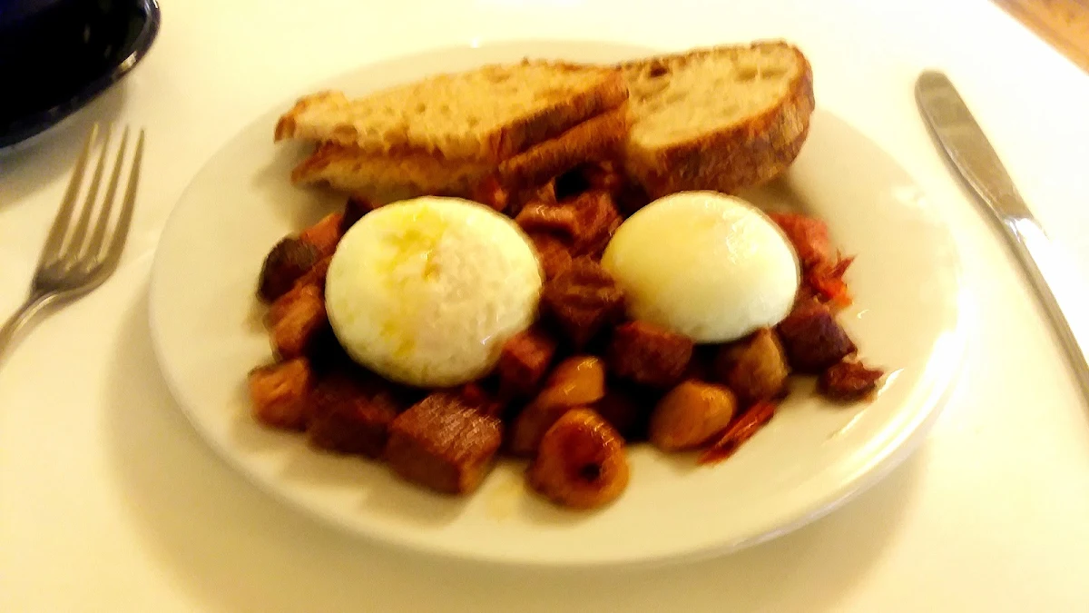 Corned Beef Hash and Poached Eggs