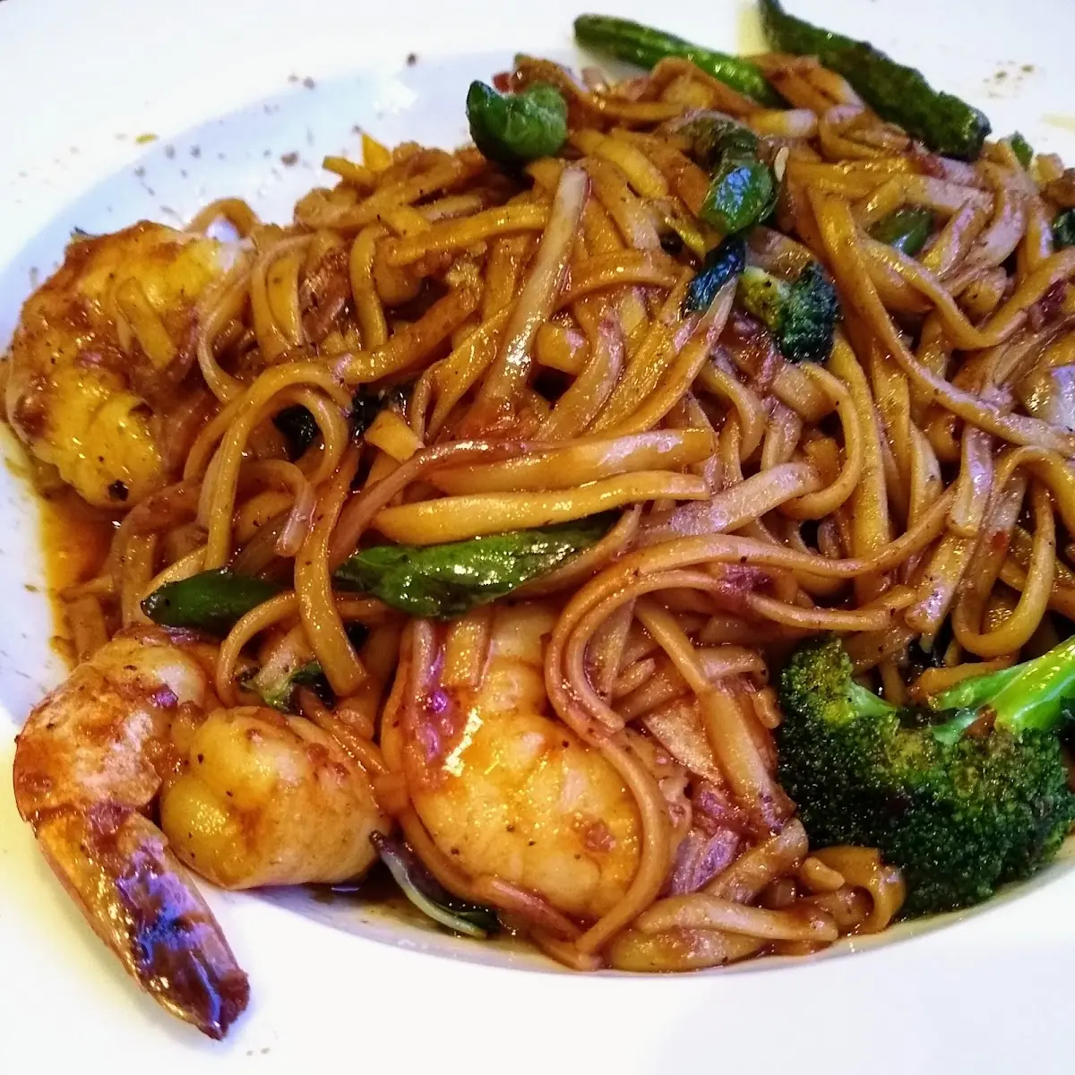 Super Hot Shrimp Lo Mien