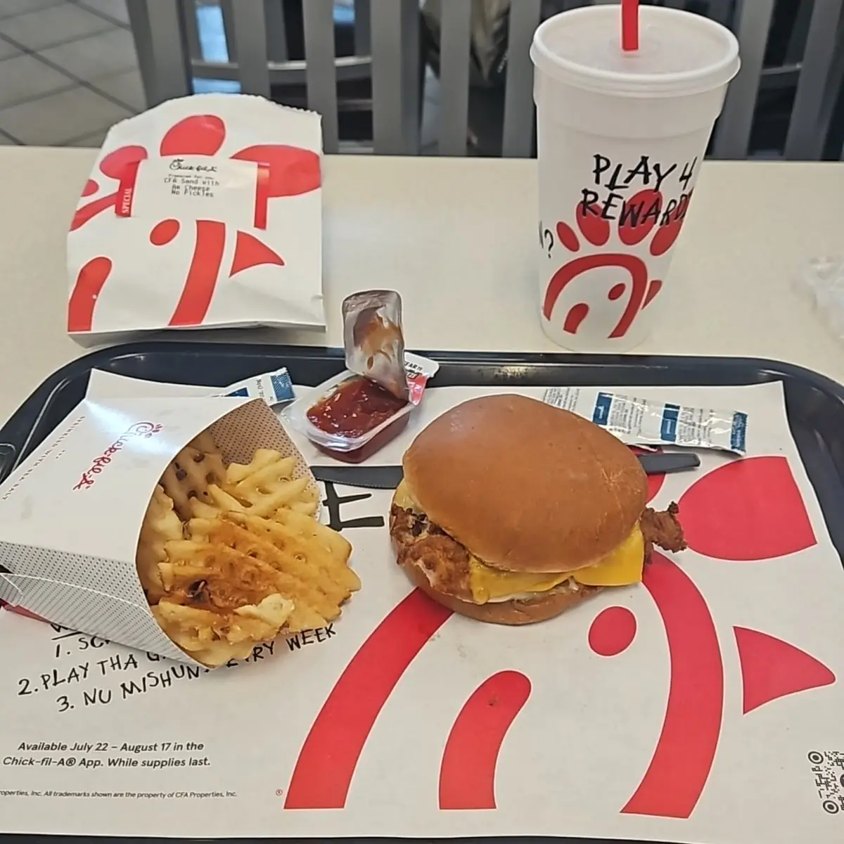 Waffle Fries Chicken Sandwich