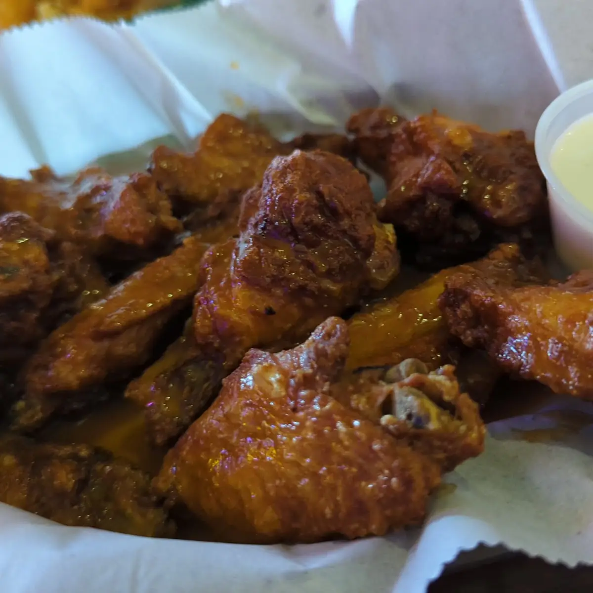 Chicken Wings with Fries
