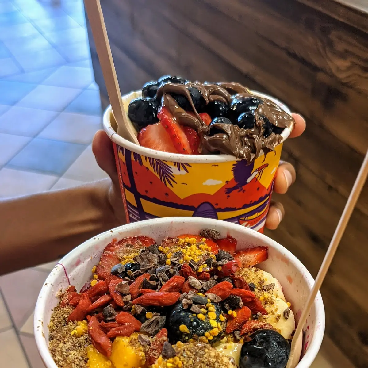 Açaí Bowl with Fresh Fruit Toppings