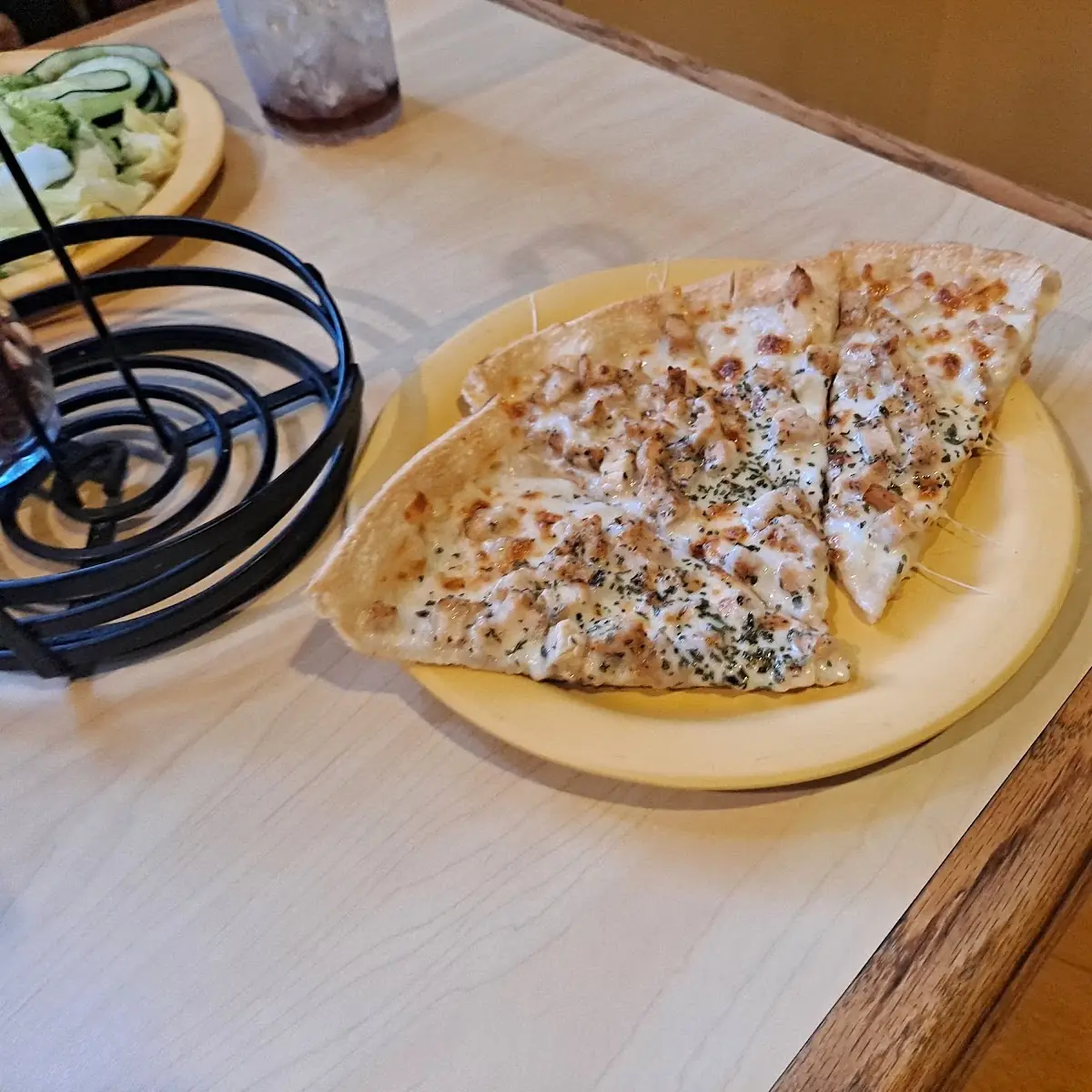 Chicken Alfredo Pizza