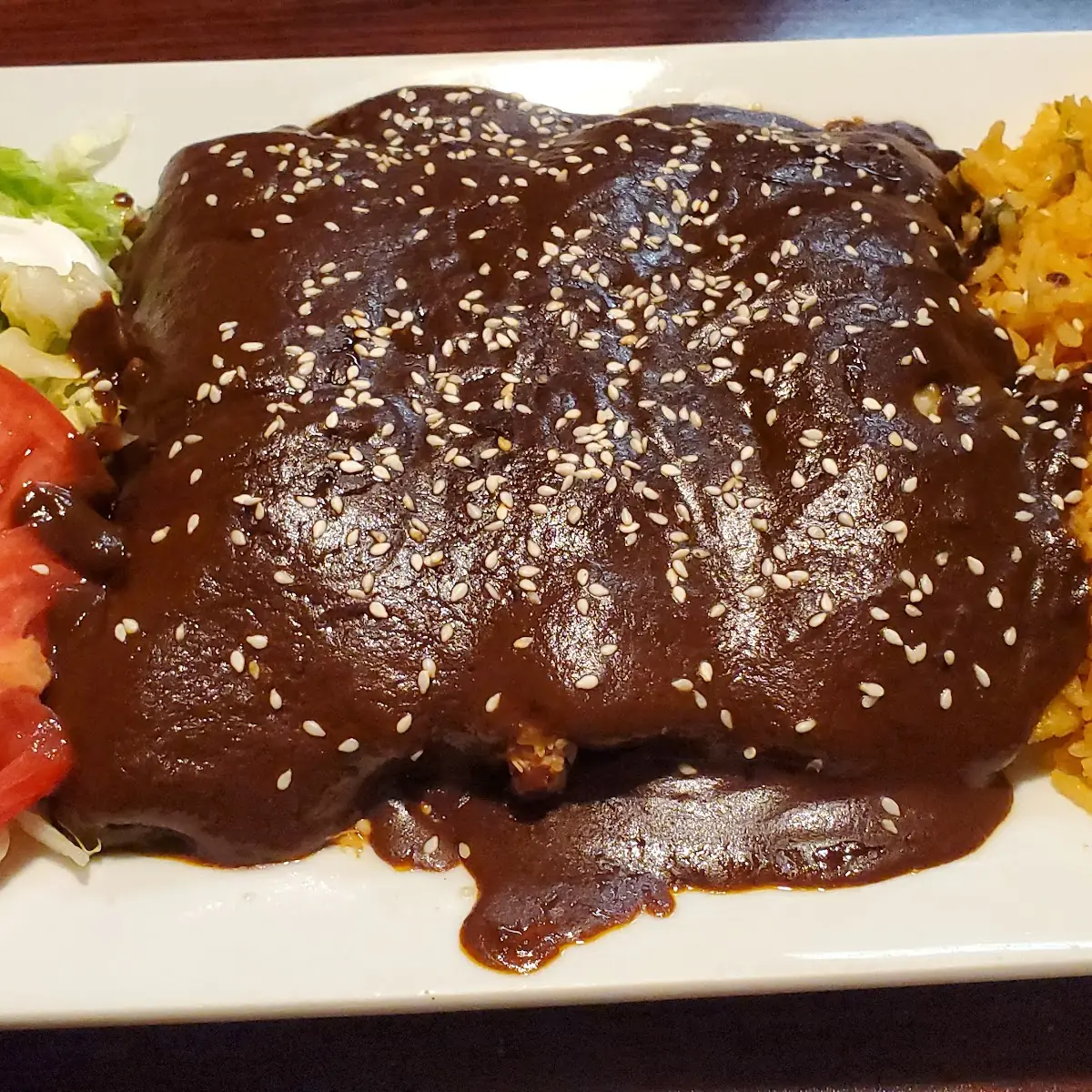 Mole Enchiladas