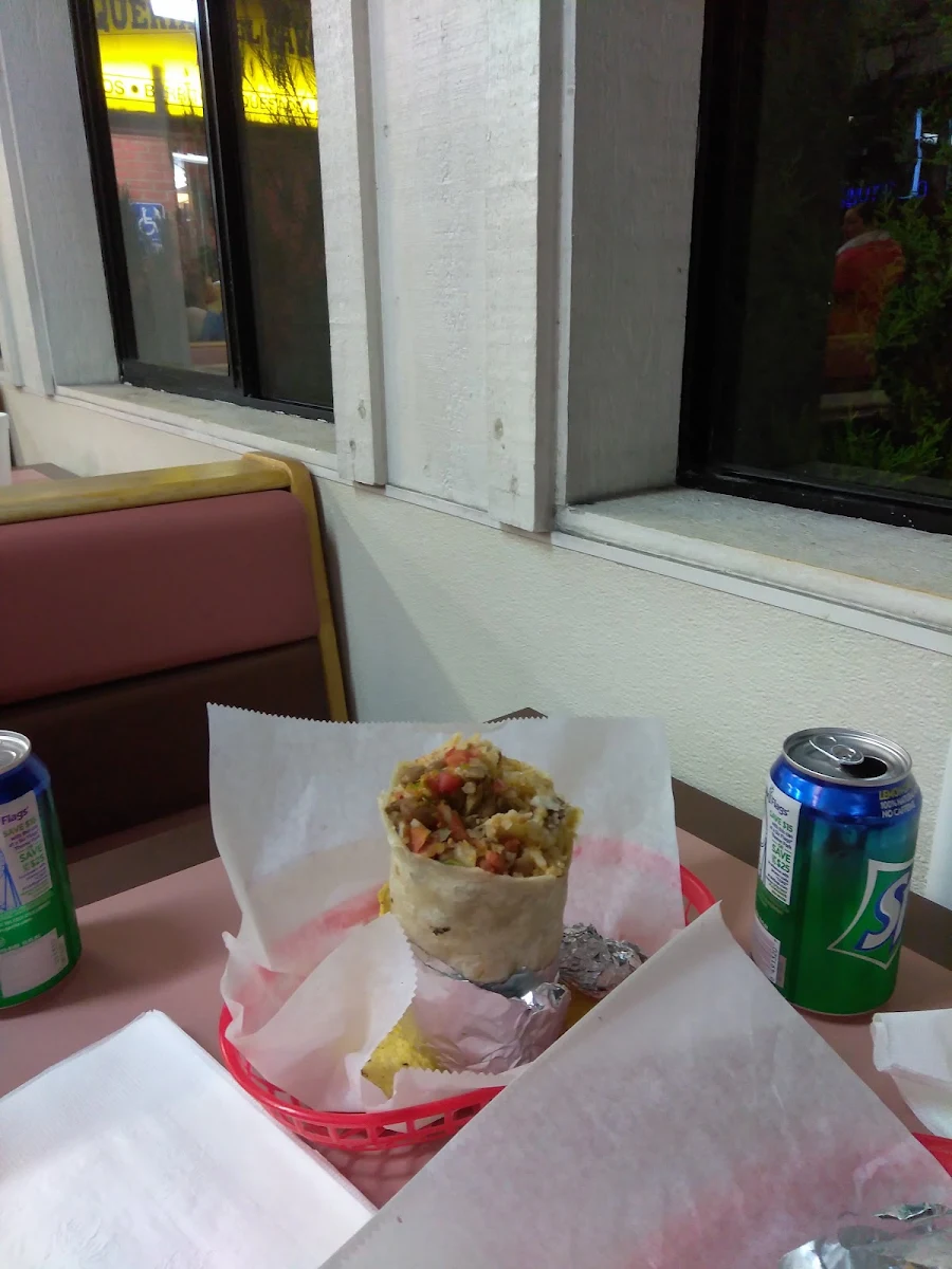 Shredded Chicken Burrito