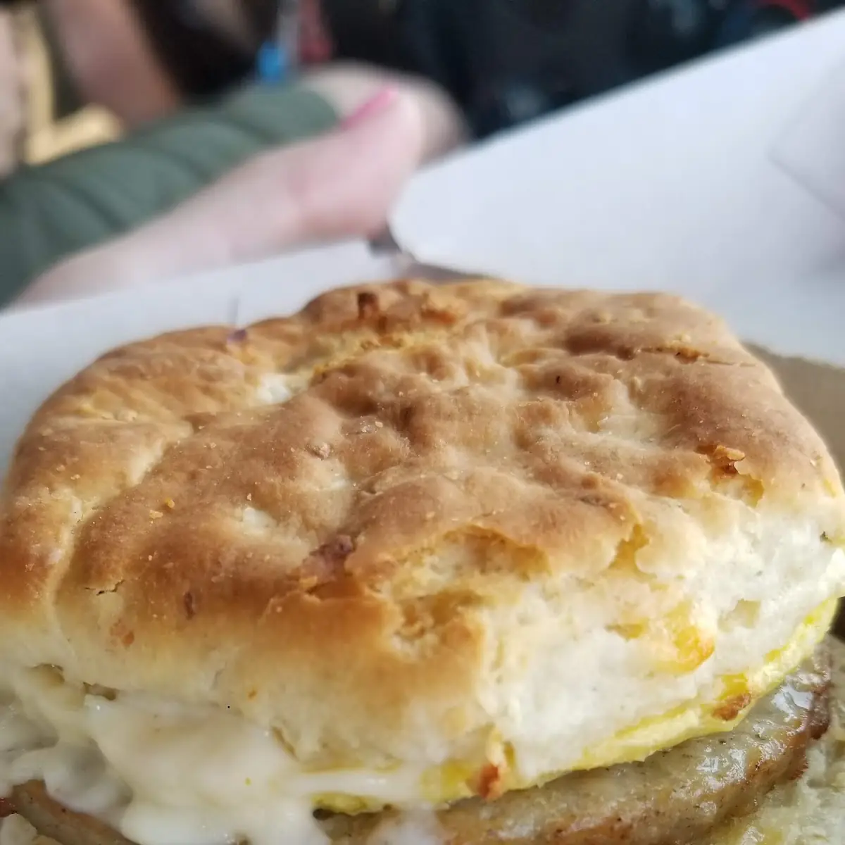 Spicy Sausage Biscuit