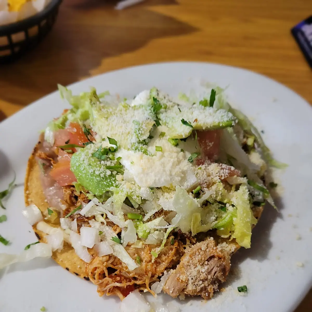Tostada Pollo Chicken
