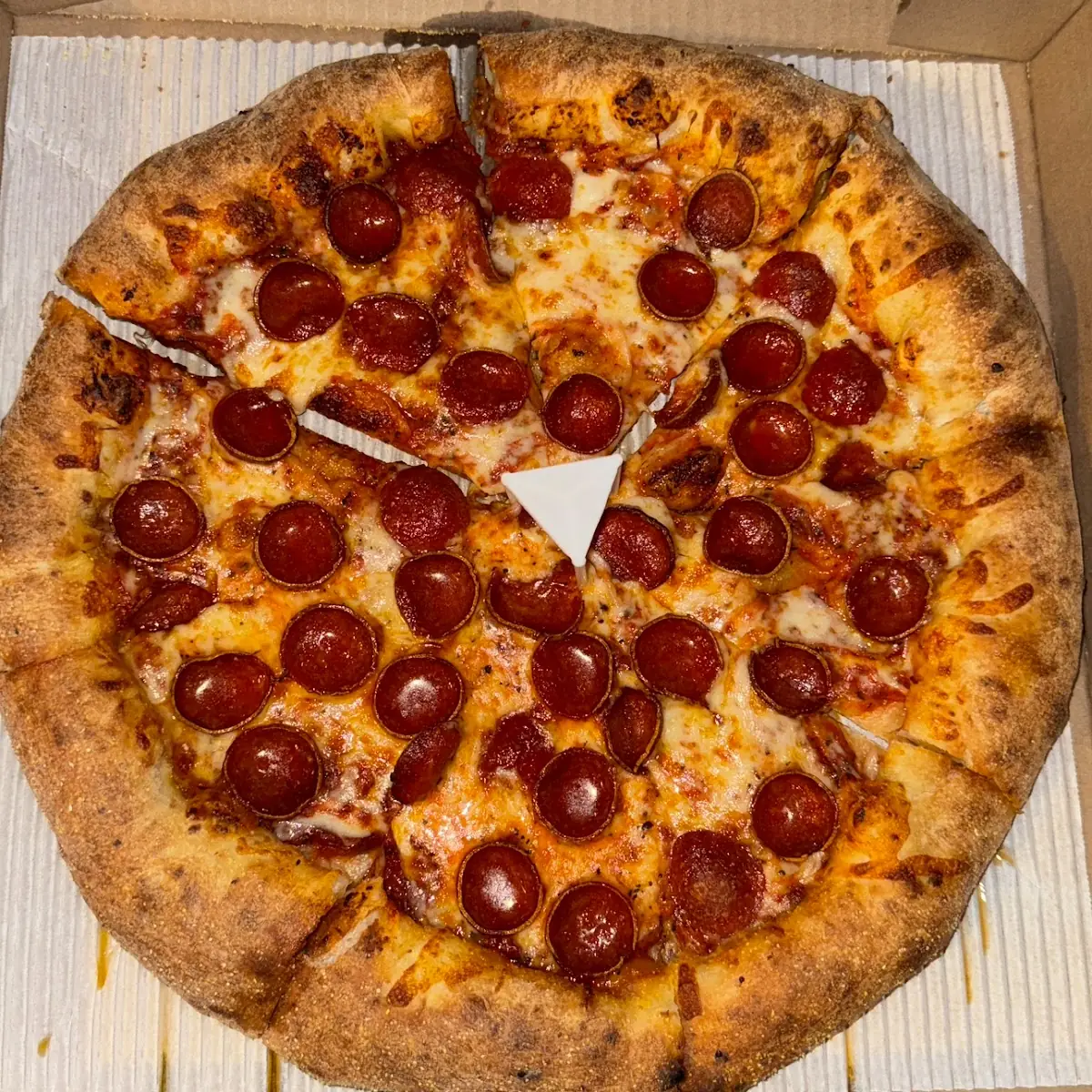 Stuffed Crust Pepperoni Pizza