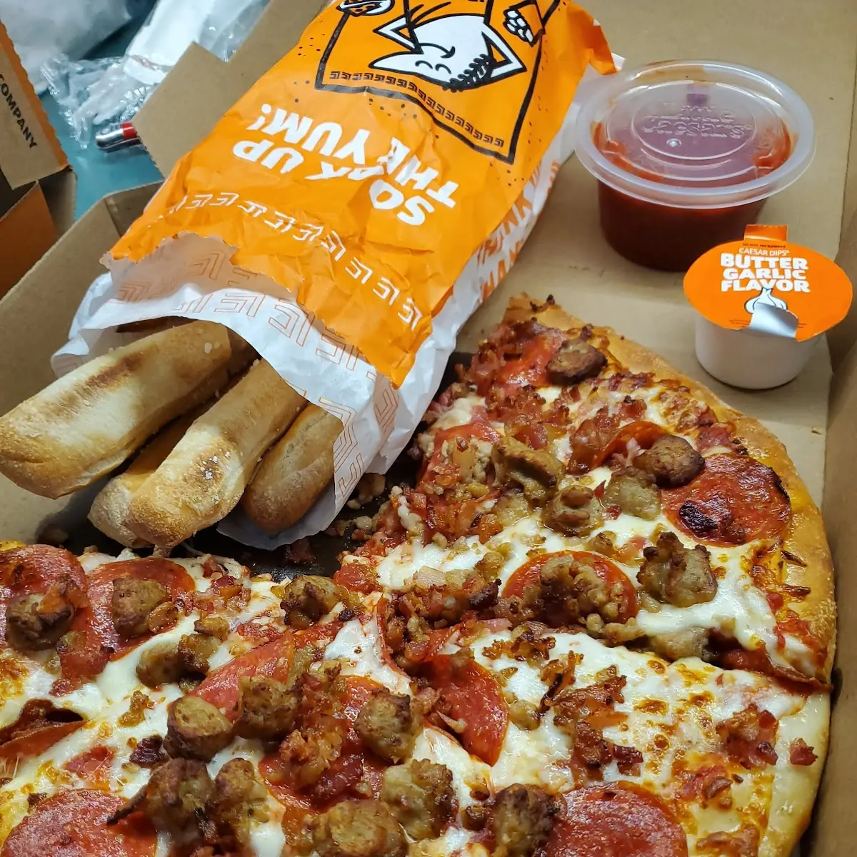 3 Meat Lovers Pizza