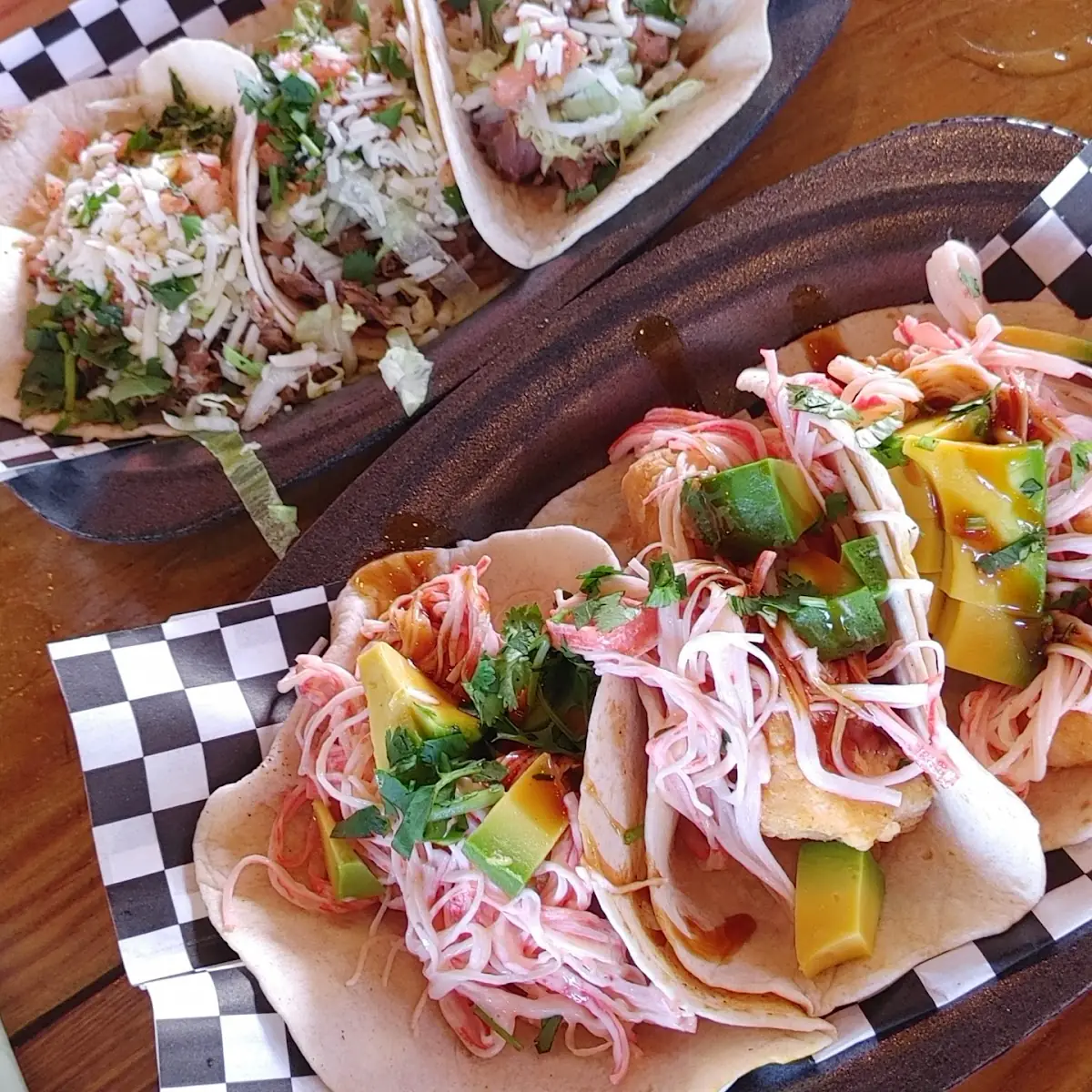 Fish Tacos Spicy Crab