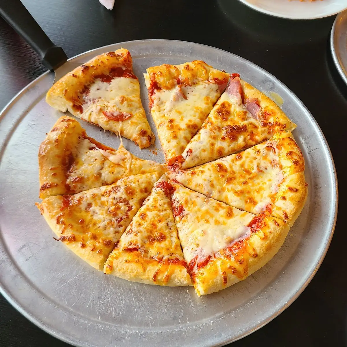 Ham and Cheese Pizza