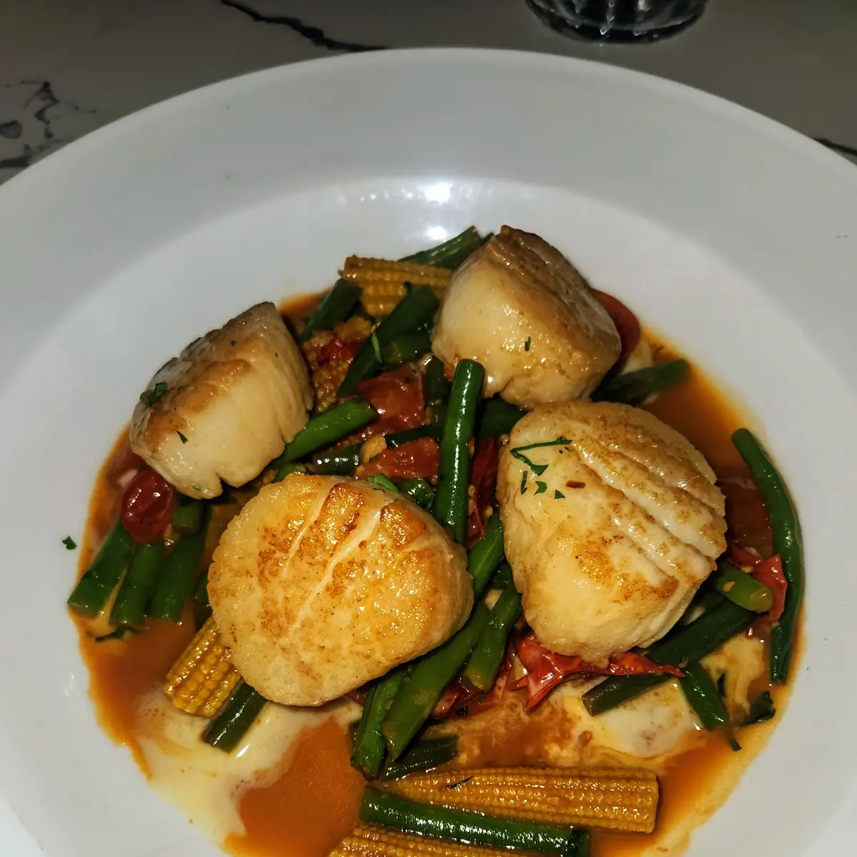 Pan Seared Scallops
