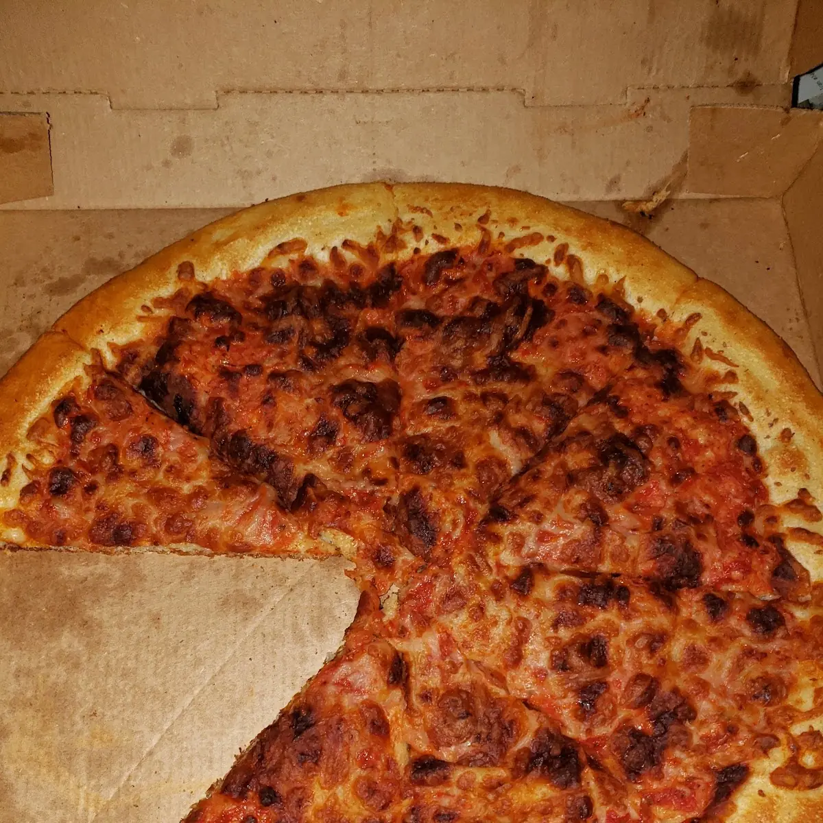 Burnt Cheese Pizza