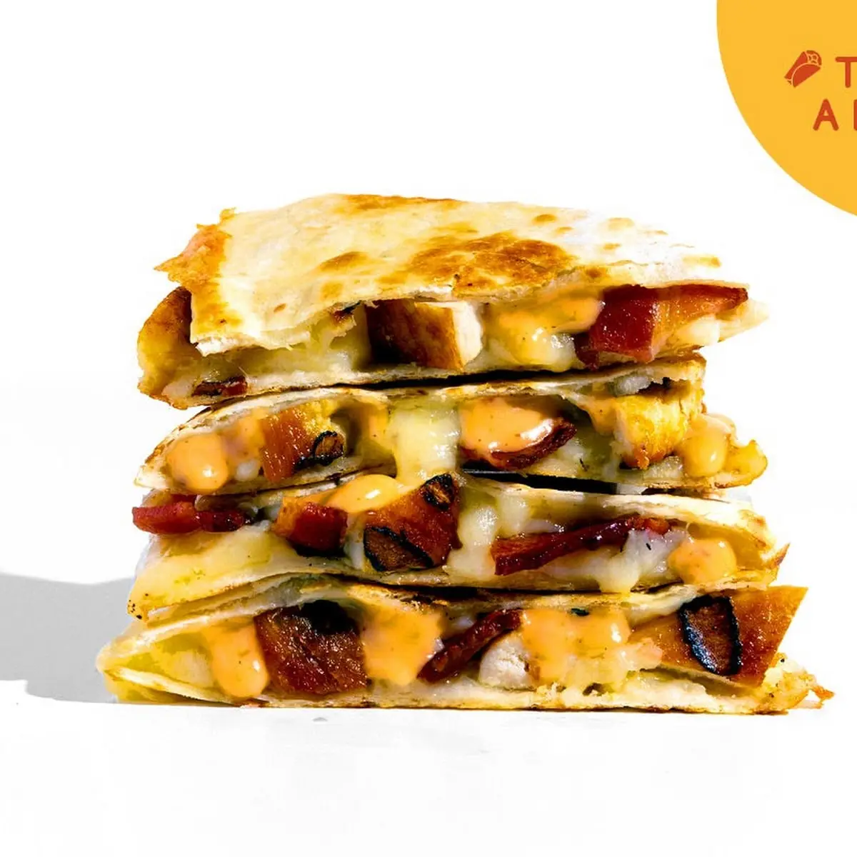 Chicken Bacon Chipotle Ranch Quesadilla