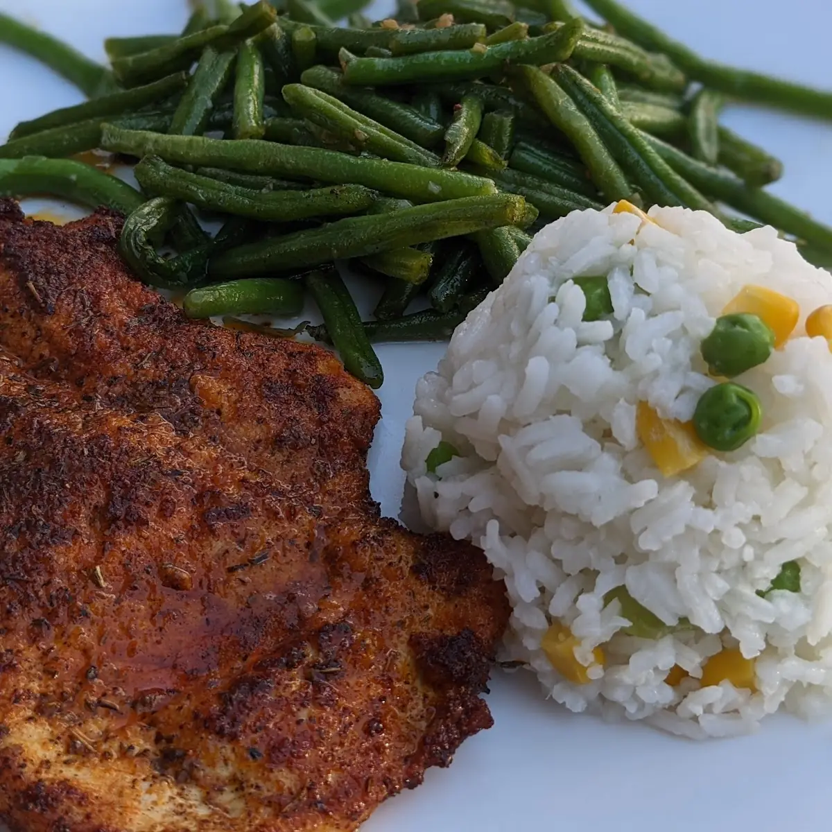Side Garlic Green Beans