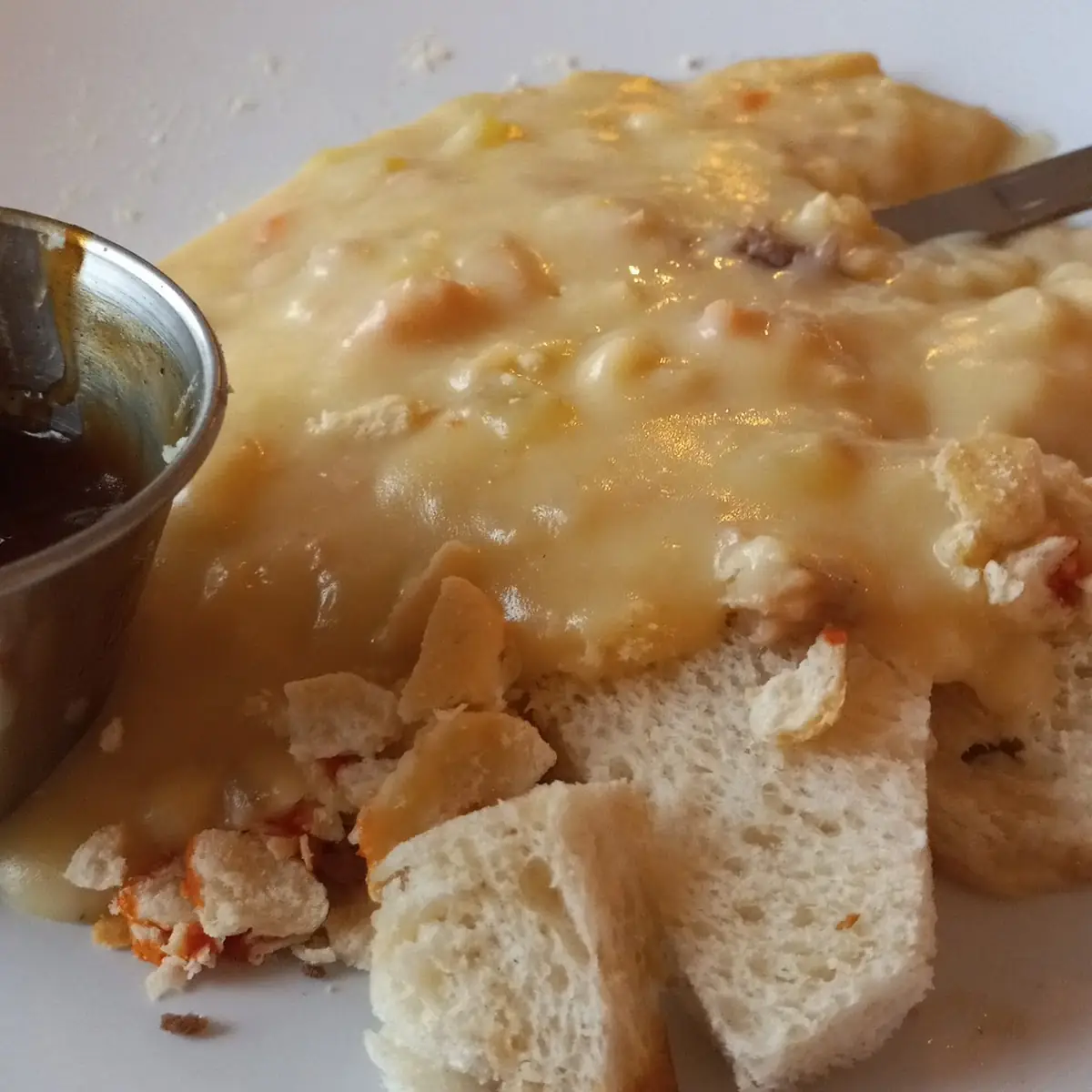 Oyster Steamed Stew on Toast Points