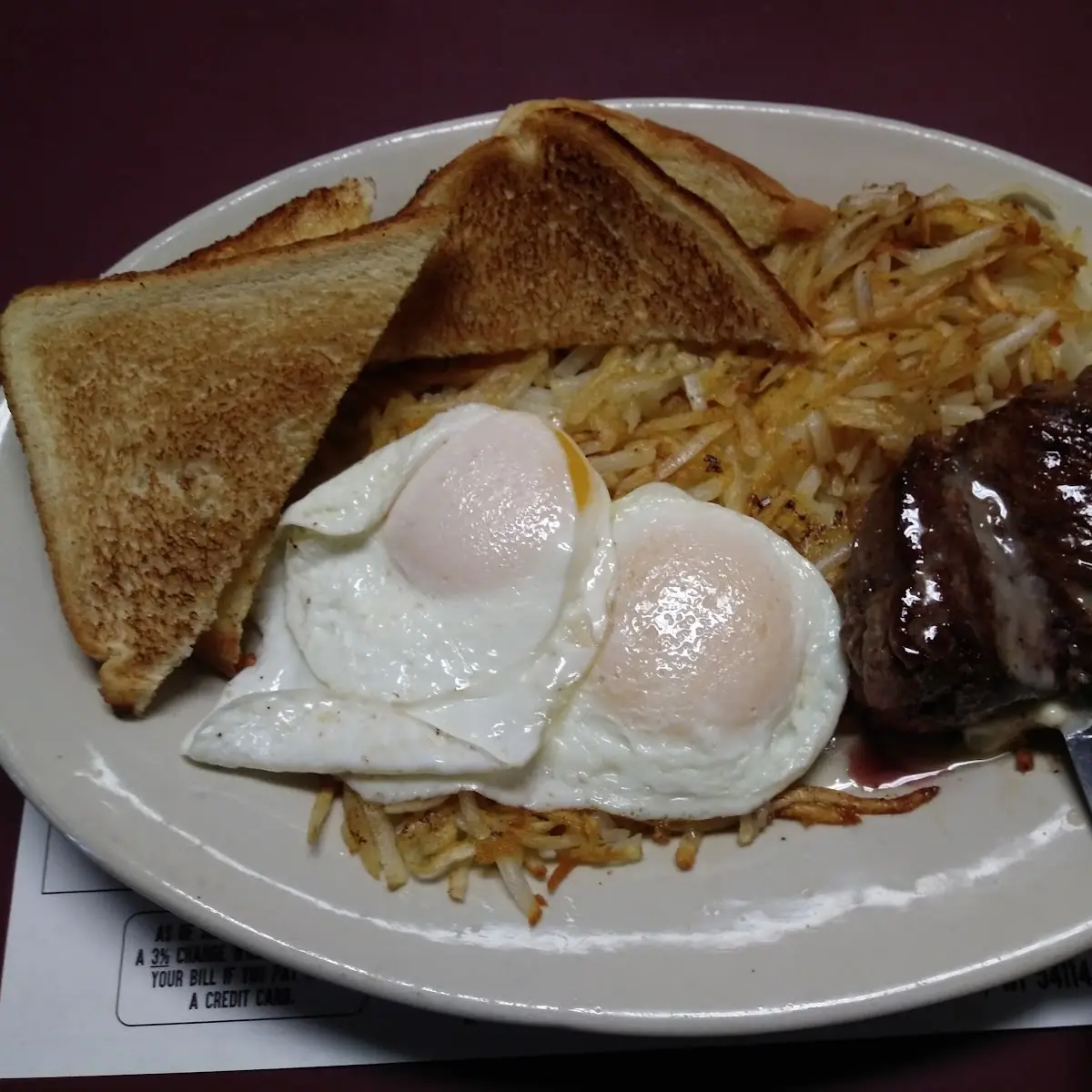 Steak & Eggs with Ha