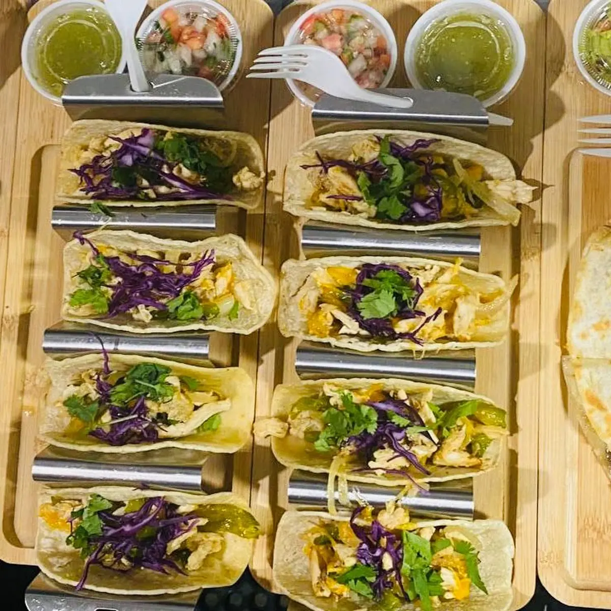 Steak Tacos and Steak Quesadilla