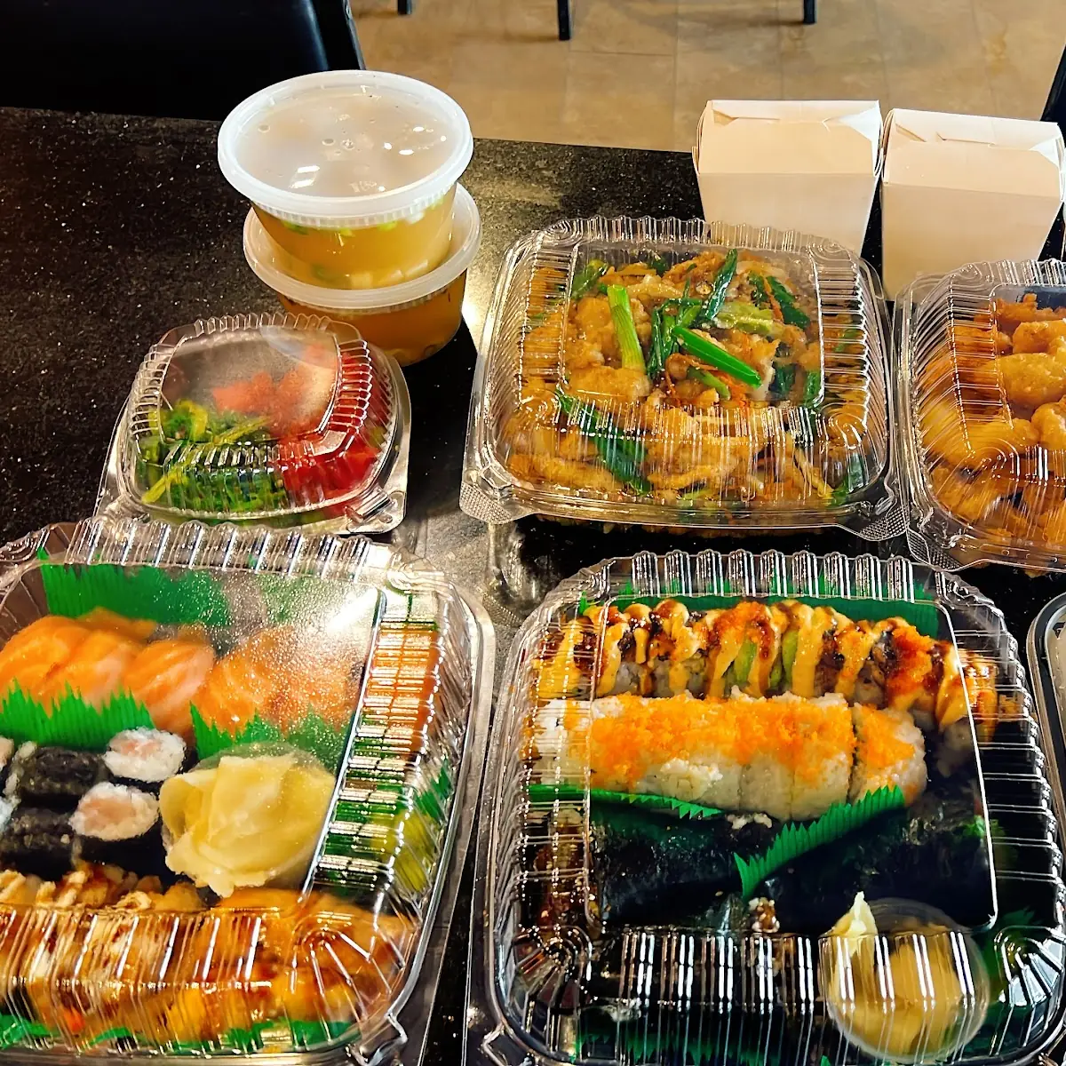 Assorted Sushi and Sashimi Platter