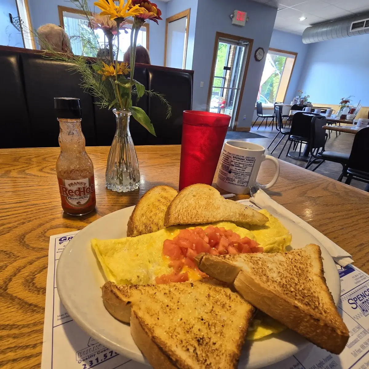 Sausage & Cheese Omelette