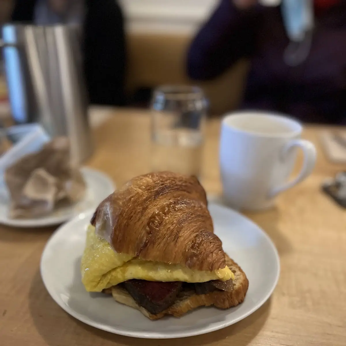 And Cheese on Croissant
