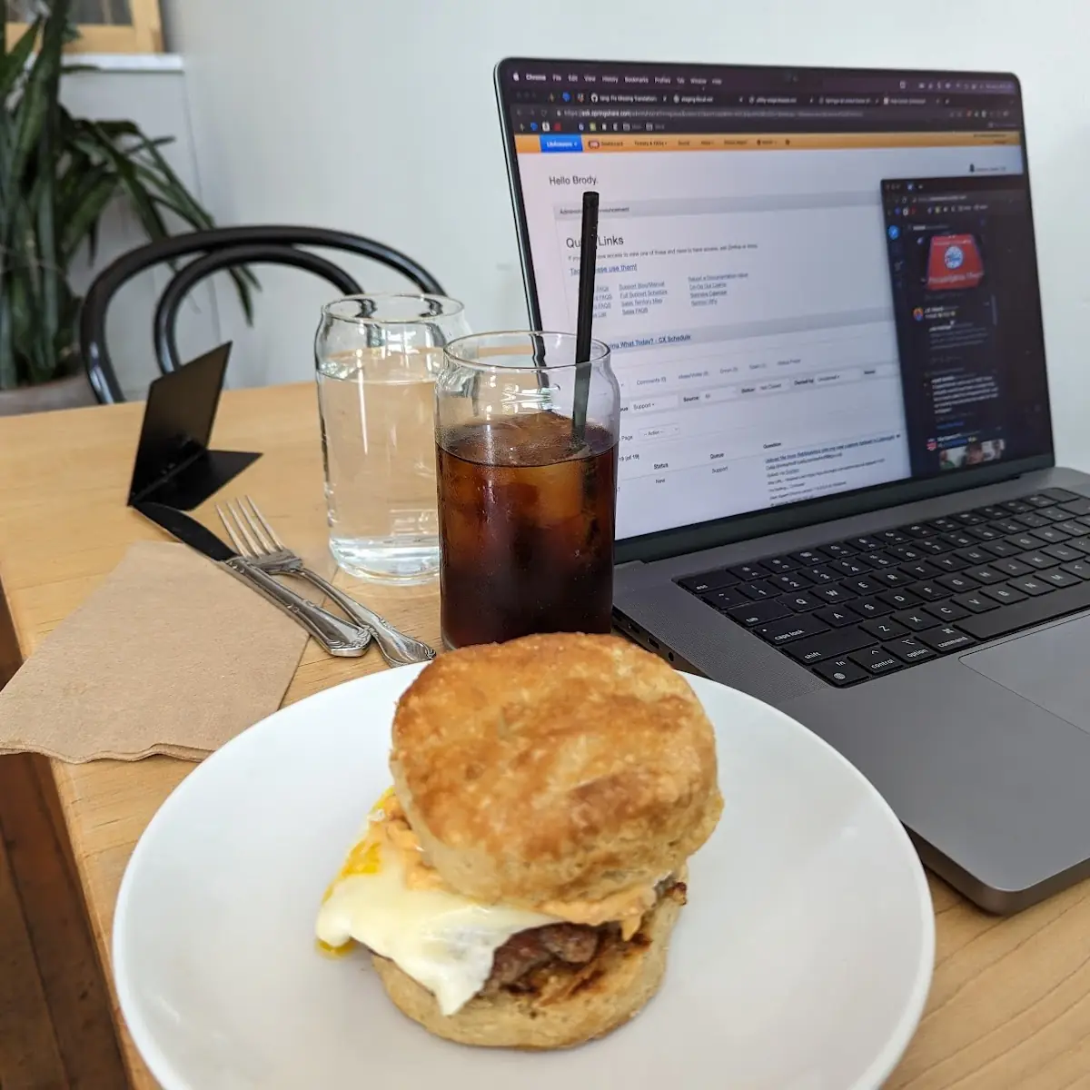 Sausage Breakfast Sandwich