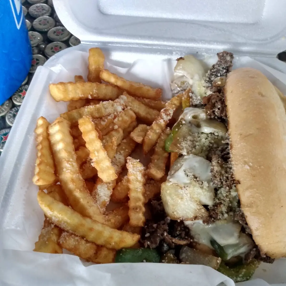 Philly Cheese Steak Sandwich Platter