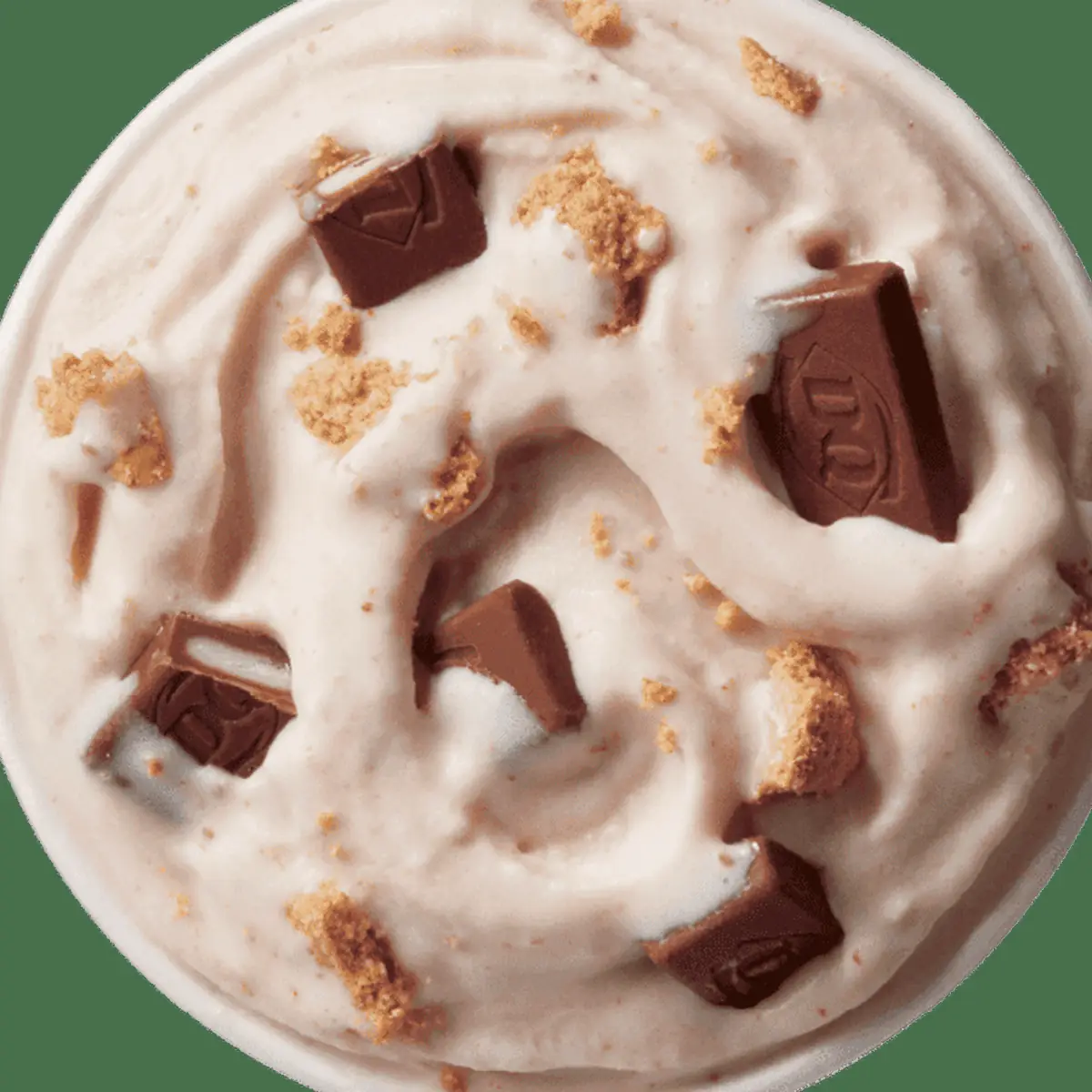 Turtle Pecan Cluster Blizzard Treat
