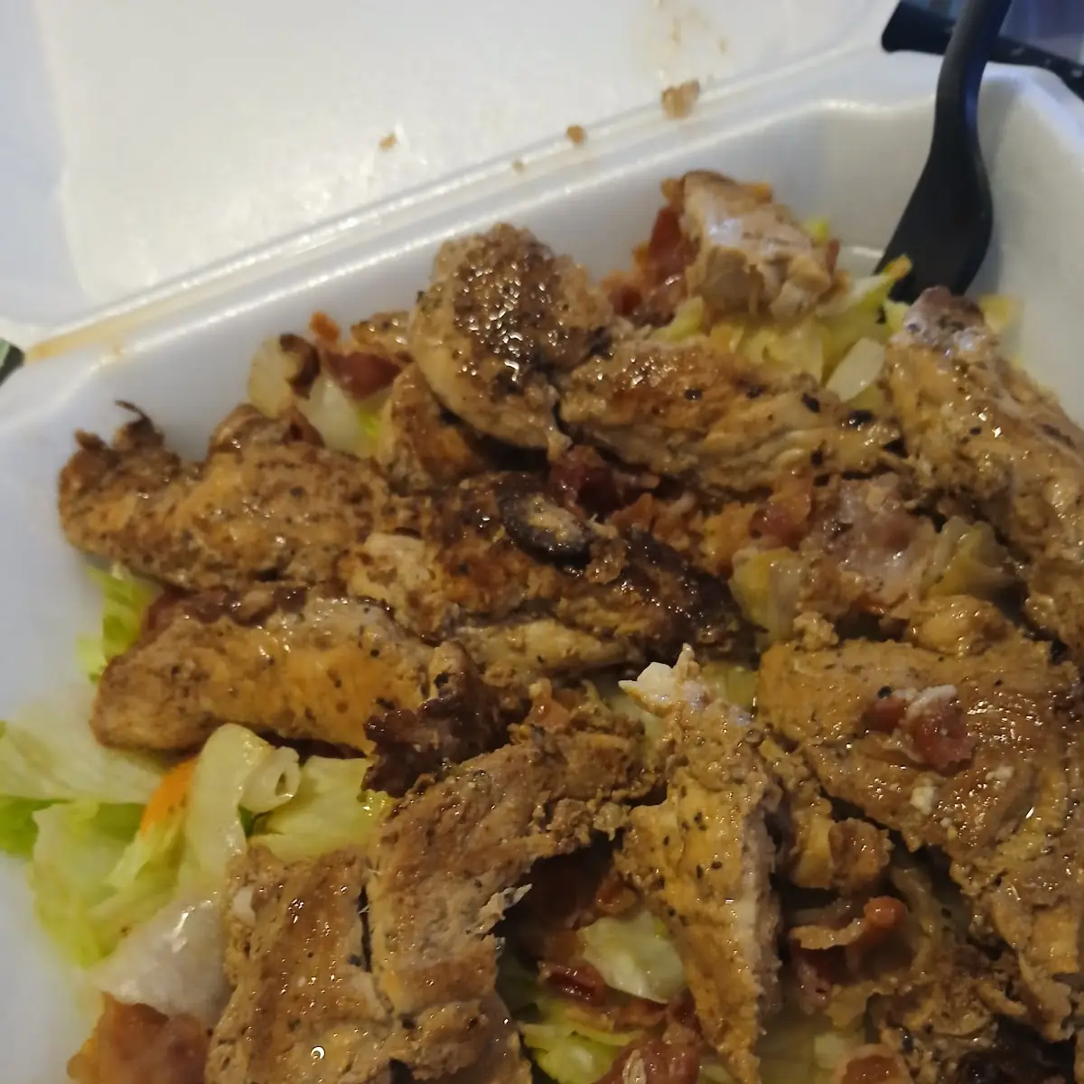 Chicken Stripes Salad