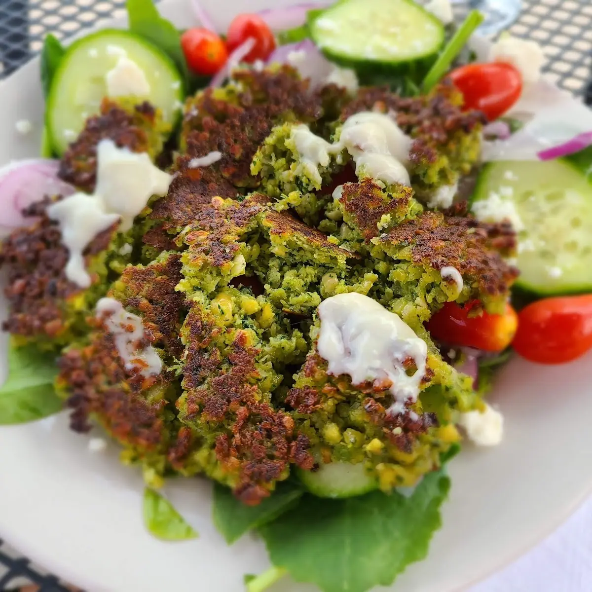 House Salad with Falafel