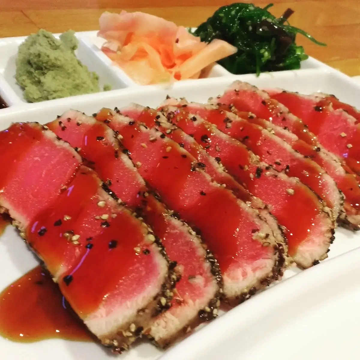 Pan Seared Sashimi Tuna